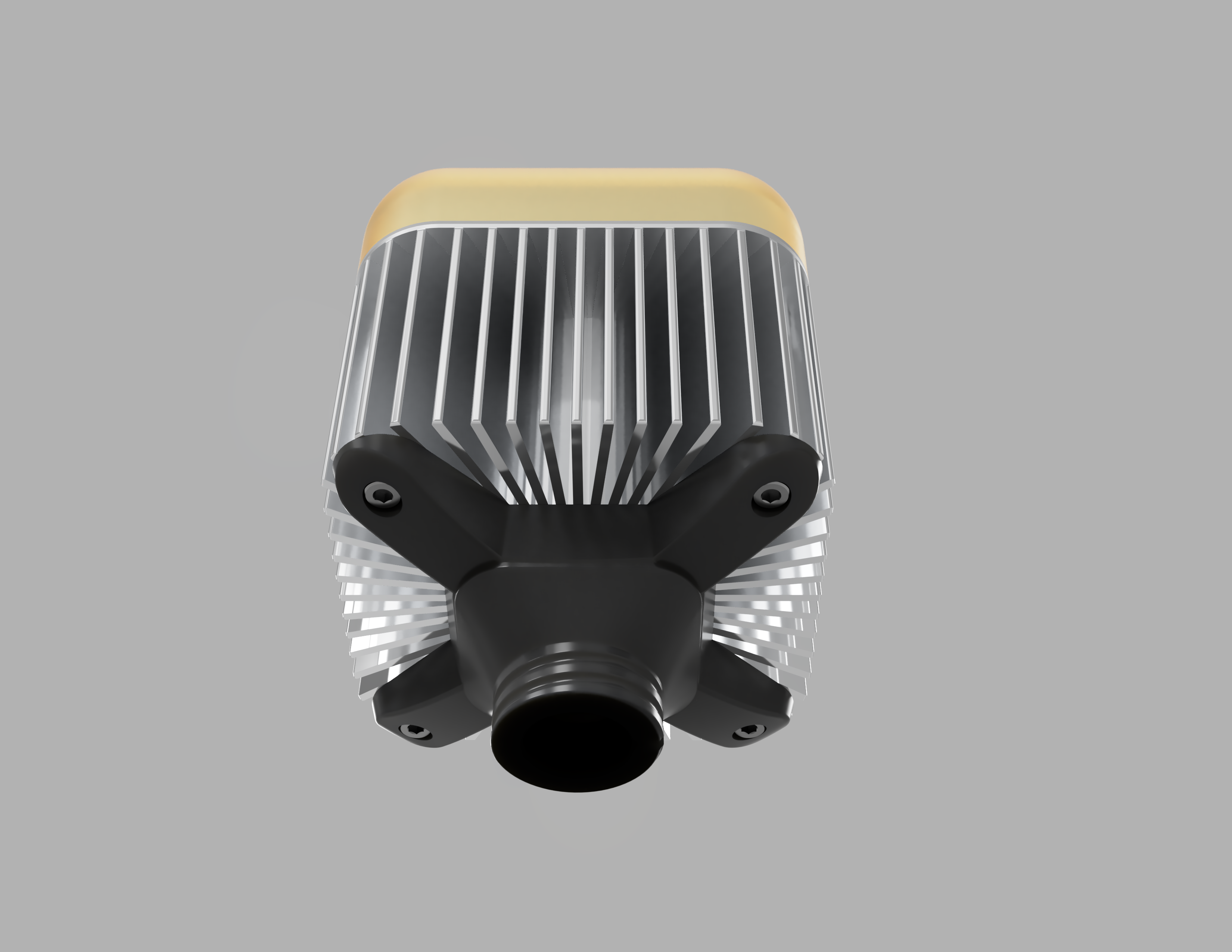 Square heatsink render